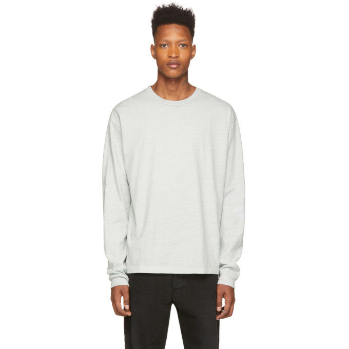 Photo: John Elliott Blue University Long Sleeve T-Shirt