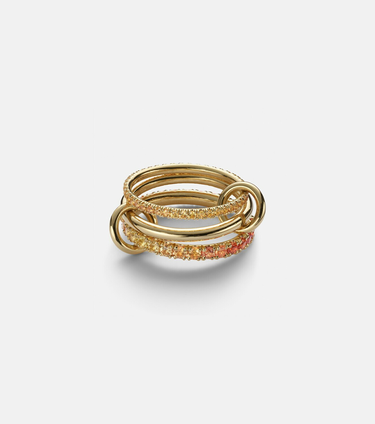 Spinelli Kilcollin Norah Ombré 18kt gold ring with sapphires