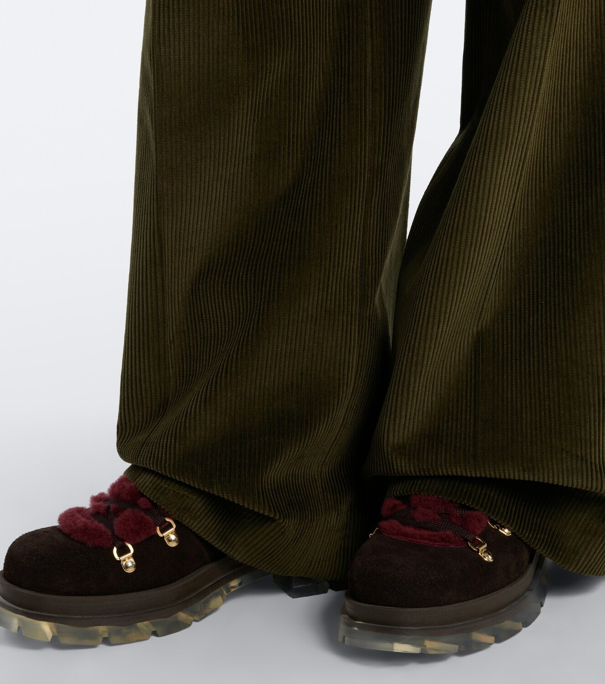 Bogner Swansea shearling-trimmed suede snow boots