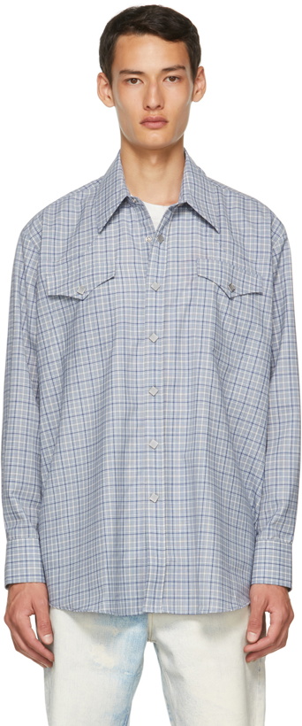 Photo: Our Legacy Blue Check Ranch Shirt