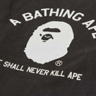 A Bathing Ape Men's Indigo Relaxed Fit T-Shirt in Black