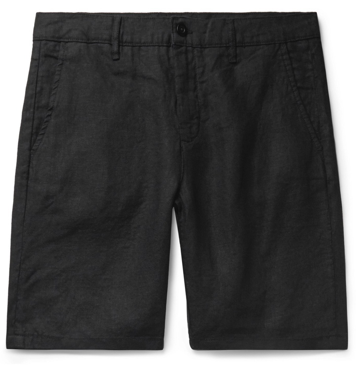 Photo: NN07 - Crown Linen Shorts - Black