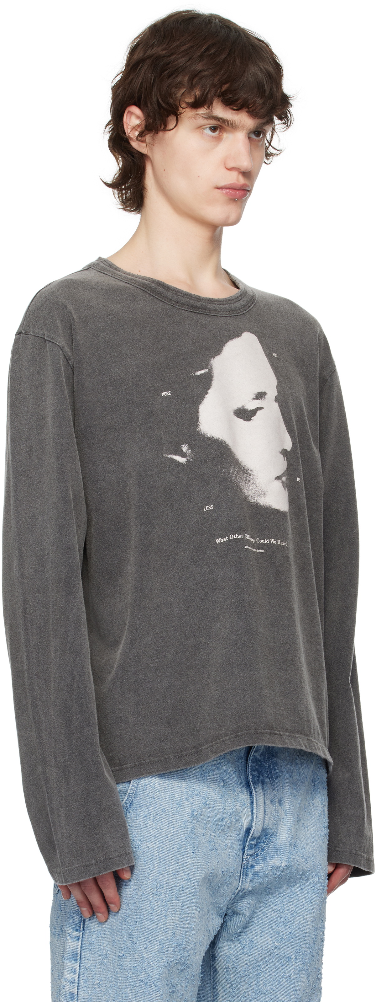 mfpen Gray Merch LS T-shirt mfpen