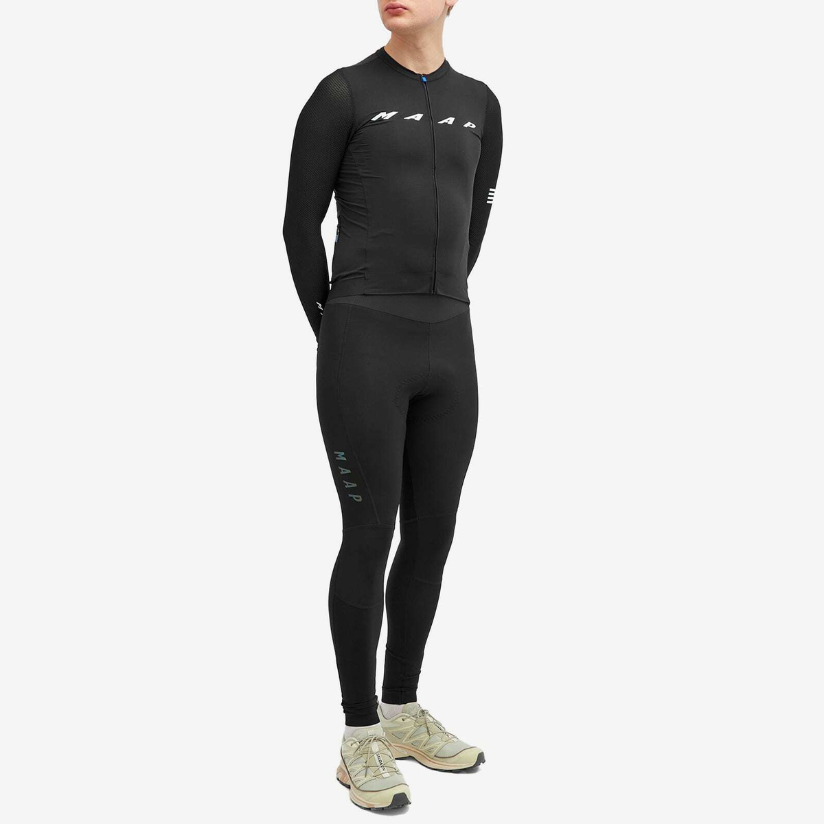 MAAP Men's Evade Pro Base Long Sleeve Jersey 2.0 in Black