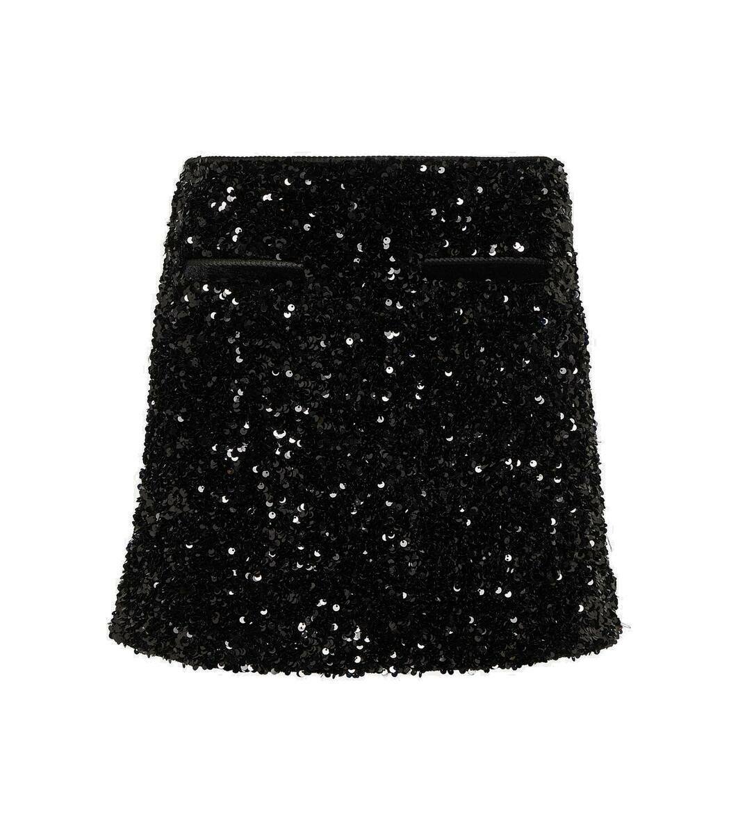 Self-Portrait Sequined miniskirt Self-Portrait