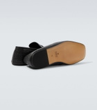 Gucci GG embossed leather loafers
