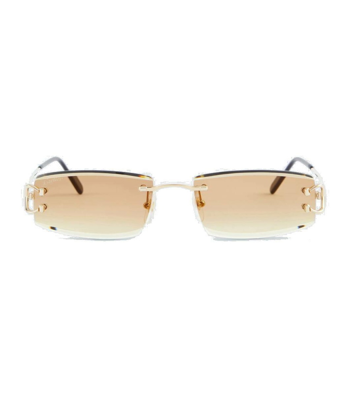 Photo: Cartier Eyewear Collection Signature C rectangular sunglasses