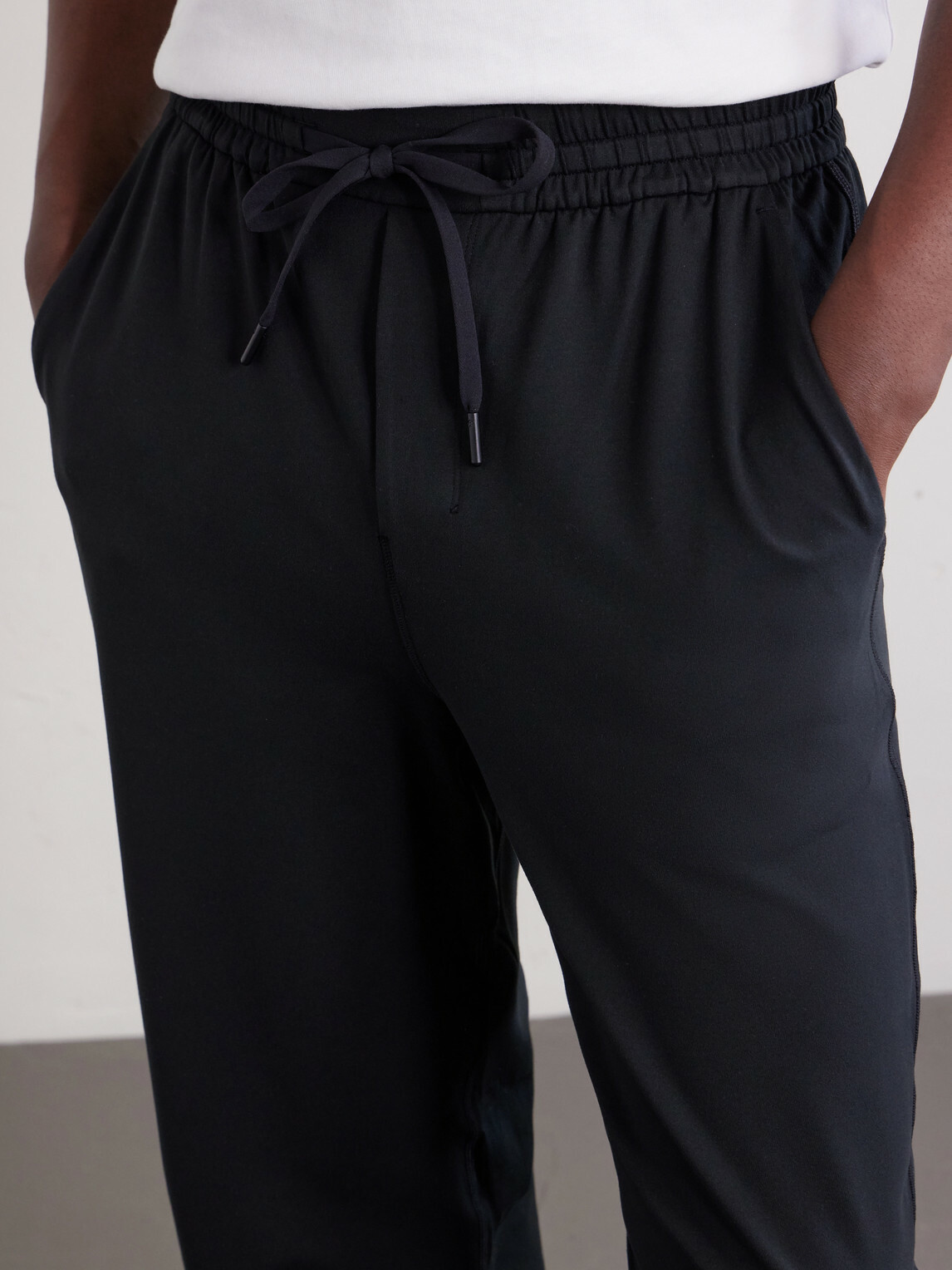 Lululemon - Tapered Stretch-Jersey Sweatpants - Black