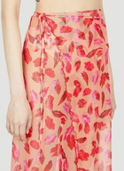 Marco Rambaldi Lips Wrap Beach Skirt