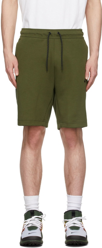 Photo: Nike Green NSW Tech Fleece Shorts