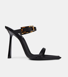 Saint Laurent Leather-trimmed sandals