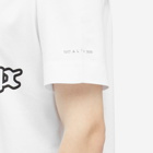 1017 ALYX 9SM Men's Cross Logo T-Shirt in White