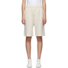 Maison Kitsune Off-White Jog Bermuda Shorts