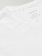 ORGANIC BASICS - Slim-Fit Stretch TENCEL Lyocell T-Shirt - White