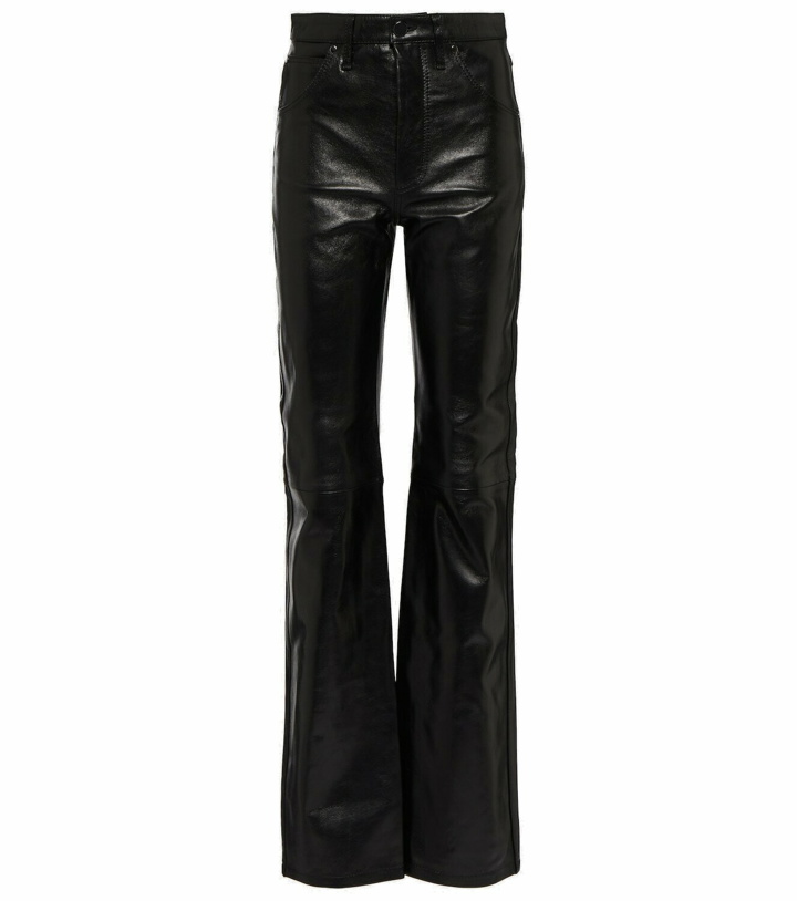 Photo: Dodo Bar Or Lidra high-rise straight leather pants