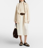 Alanui Finest fringed cashmere and cotton cardigan