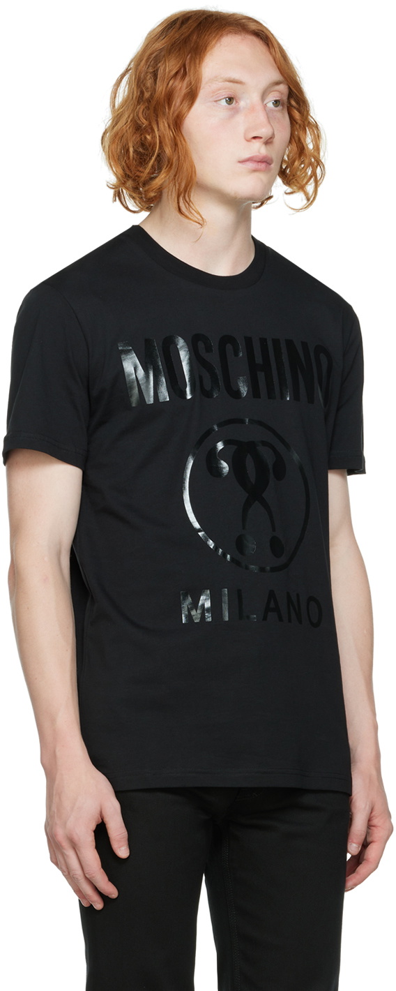 T-Shirt Moschino Underwear Homme Taille S Noire Coton Logo
