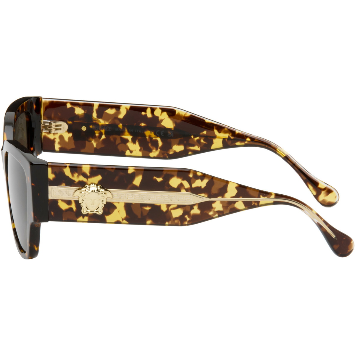 Versace Brown Tortoiseshell Sunglasses