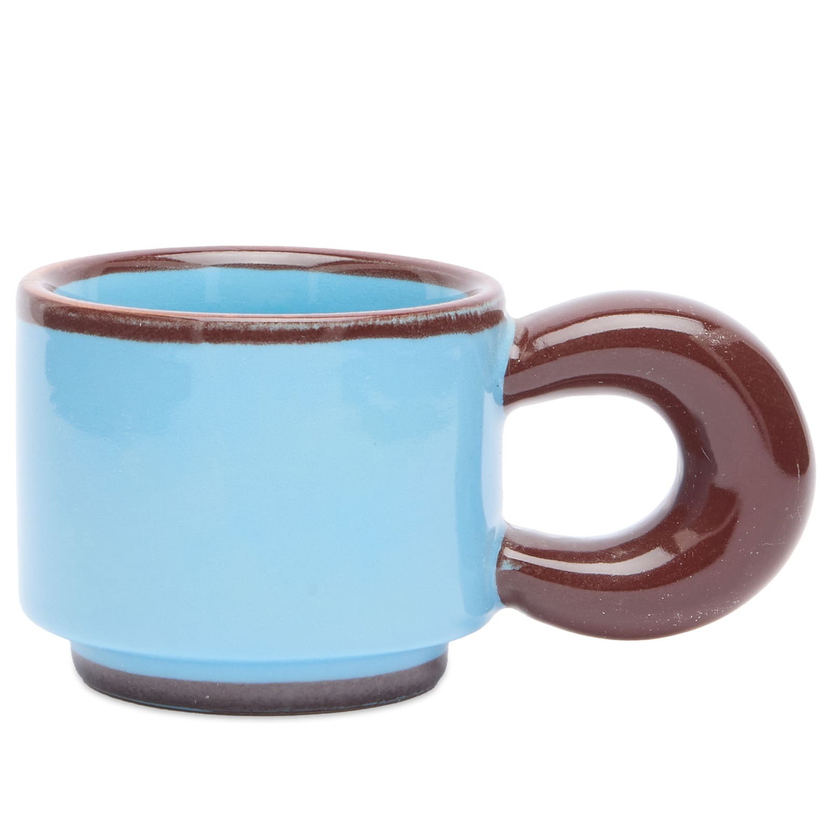 Damson Madder Women's Chubby Coffee Cup in Blue 