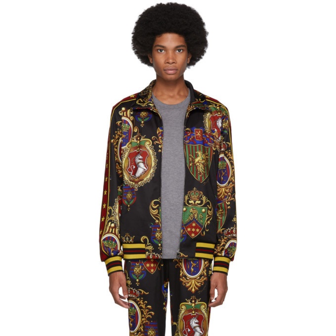 Photo: Dolce and Gabbana Multicolor Star King Track Jacket