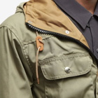 Battenwear Men's Travel Shell Parka Jacket in Od Green/Khaki