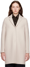 Harris Wharf London Beige Open Coat