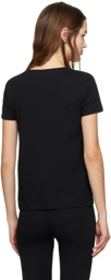 Moschino Black Appliqué T-Shirt