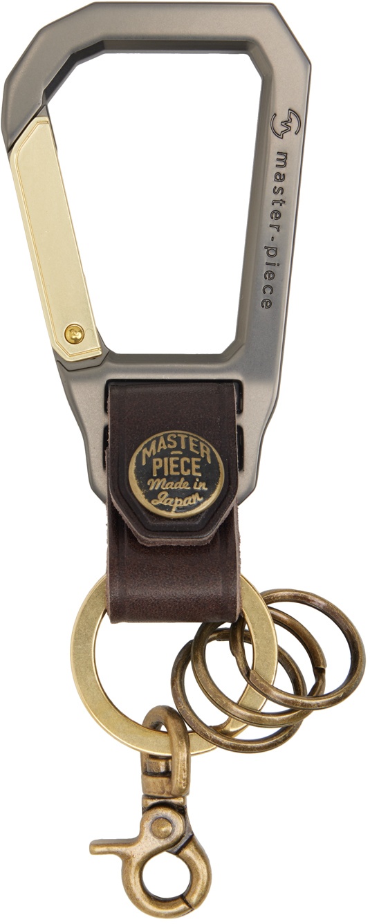 Photo: master-piece Brown Carabiner Keychain
