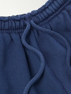 Cherry Los Angeles - Navajo Straight-Leg Logo-Embroidered Cotton-Jersey Sweatpants - Blue