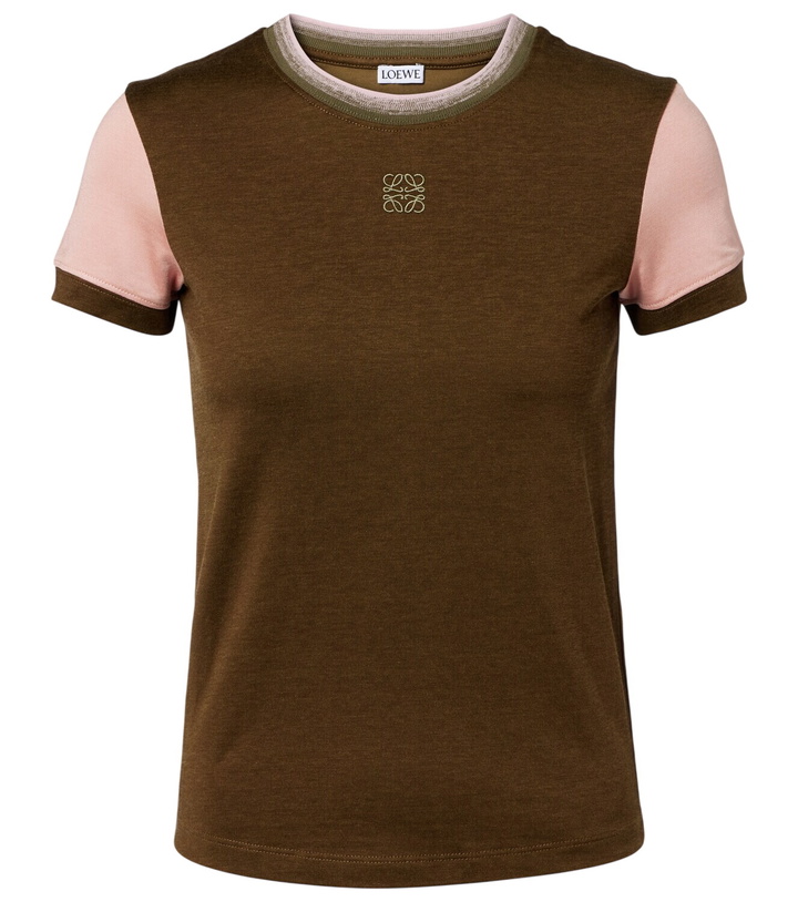 Photo: Loewe Cotton-blend jersey T-shirt