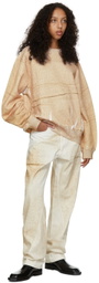 Bianca Saunders Beige Knit Where Sweatshirt
