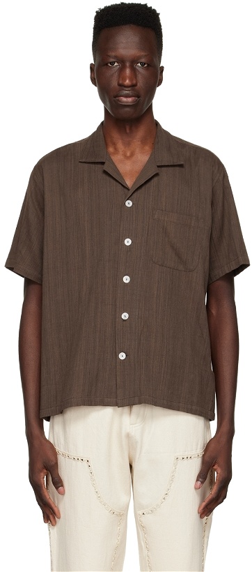 Photo: Karu Research Brown Cotton Shirt