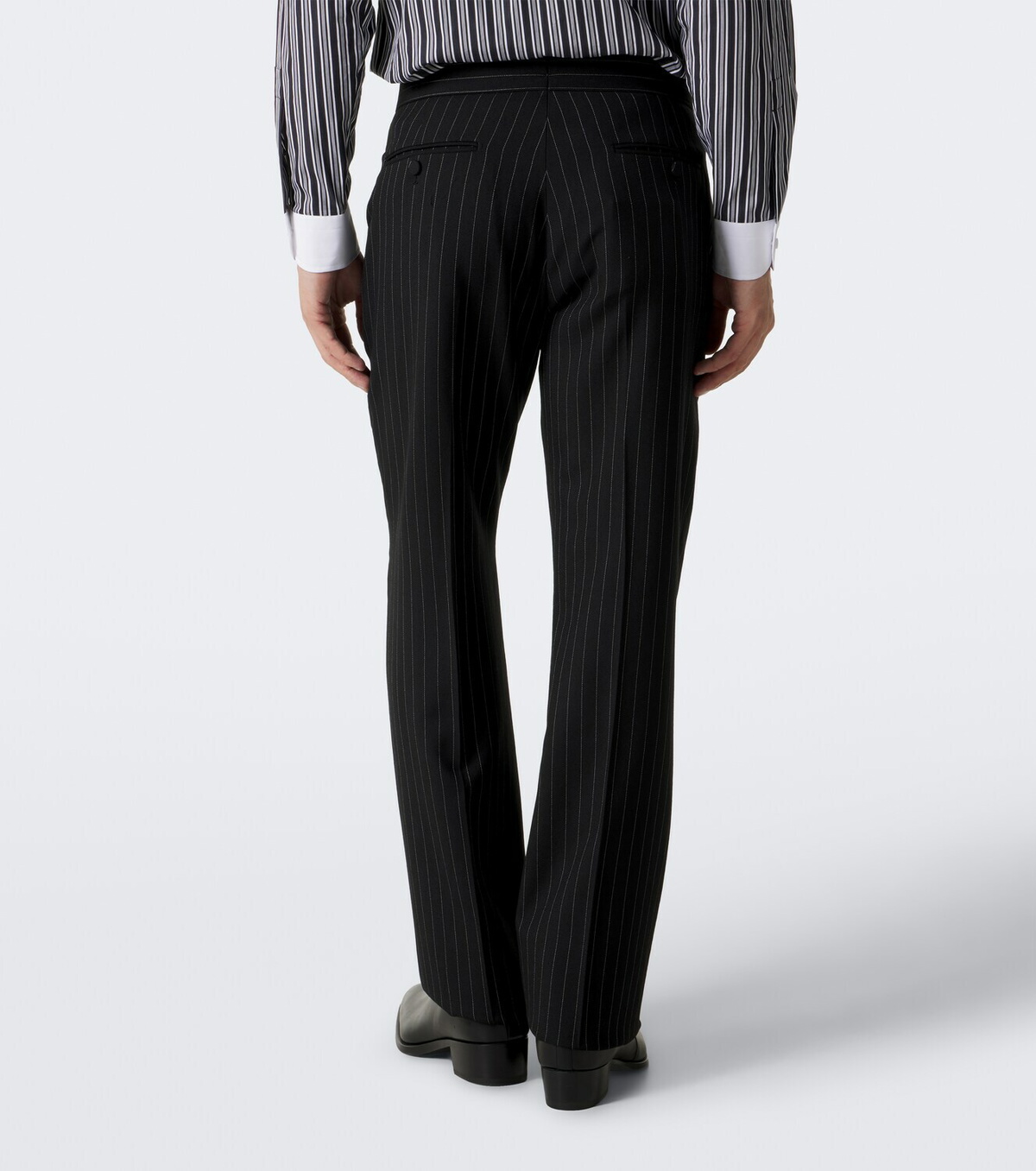 Tom Ford Pinstriped wool straight pants