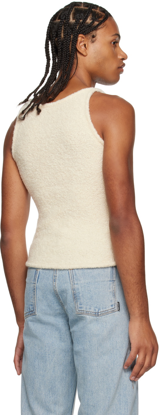 LOW CLASSIC Off-White Scoop Neck Tank Top