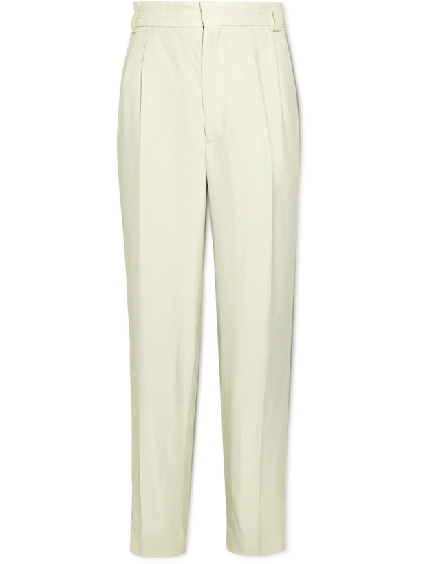 Photo: Fear of God - Tapered Pleated Crepe Trousers - Neutrals