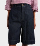 'S Max Mara Quadro denim Bermuda shorts
