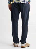 Jungmaven - Yelapa Tapered Hemp and Organic Cotton-Blend Jersey Sweatpants - Blue