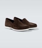 Manolo Blahnik Monaco suede loafers