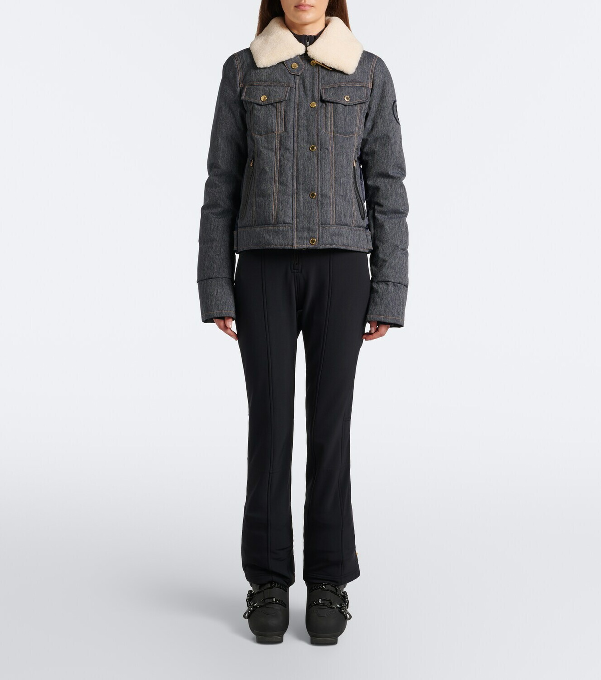 Bogner Dena denim down ski jacket