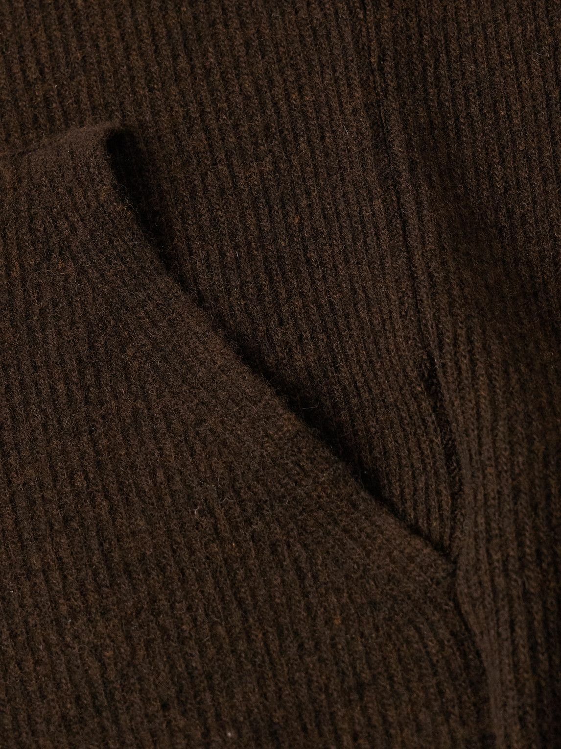 Oliver Spencer - Caradale Ribbed Wool Cardigan - Brown