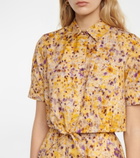 Altuzarra - Ben floral cotton-blend crop top
