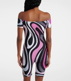 Pucci Marmo off-shoulder romper