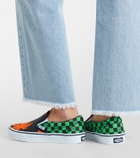 Valentino Garavani x Vans VLogo printed canvas slip-on sneakers