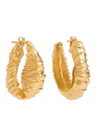 Joanna Laura Constantine Seashell 18kt Gold-plated Hoop Earrings - One Size