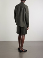 De Bonne Facture - Linen Overshirt - Green
