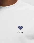 Arte Antwerp Arte Heart Circle Patch T Shirt White - Mens - Shortsleeves