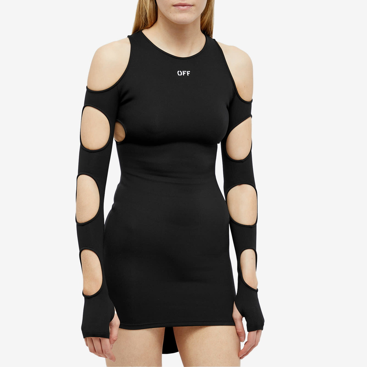 mini dress with holes Maisie Wilen Women's Perforated Mini Dress in Pink