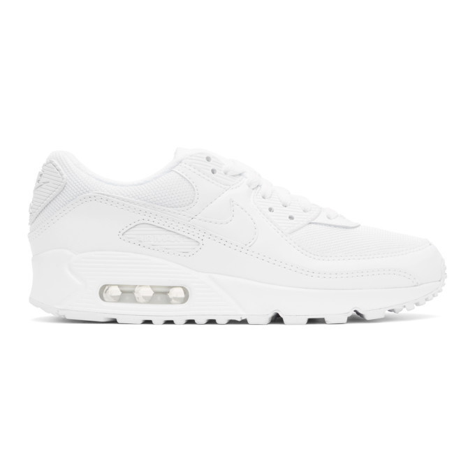 Photo: Nike White Air Max 90 Sneakers