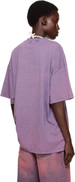 Martine Rose SSENSE Exclusive Purple Oversized Short Sleeve T-shirt