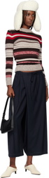 Marni Black Batavia Wool Low-Crotch Trousers